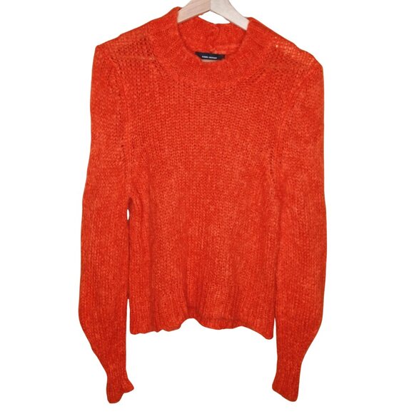 Isabel Marant Ivah Sweater Wool Mohair in Poppy Orange 36 US 4 - Picture 4 of 10